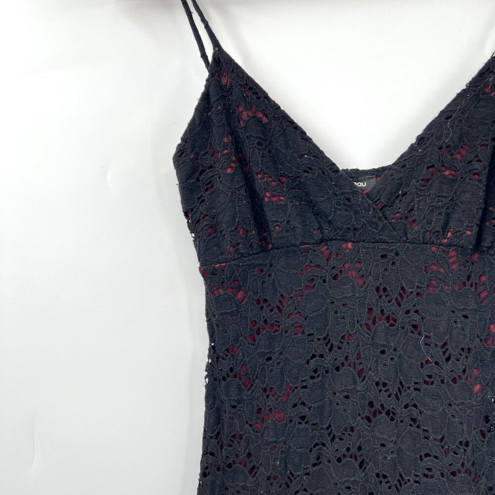 Vintage Le Chateau Lace Asymmetrical Dress - Picture 6 of 8